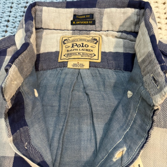 Polo Ralph Lauren LS Flannel Button Down Shirt - Picture 3 of 5